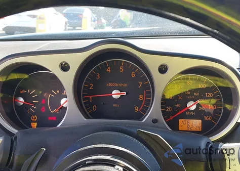 2007 Nissan 350Z Touring из США, поврежденный, VIN JN1BZ34E87M550140